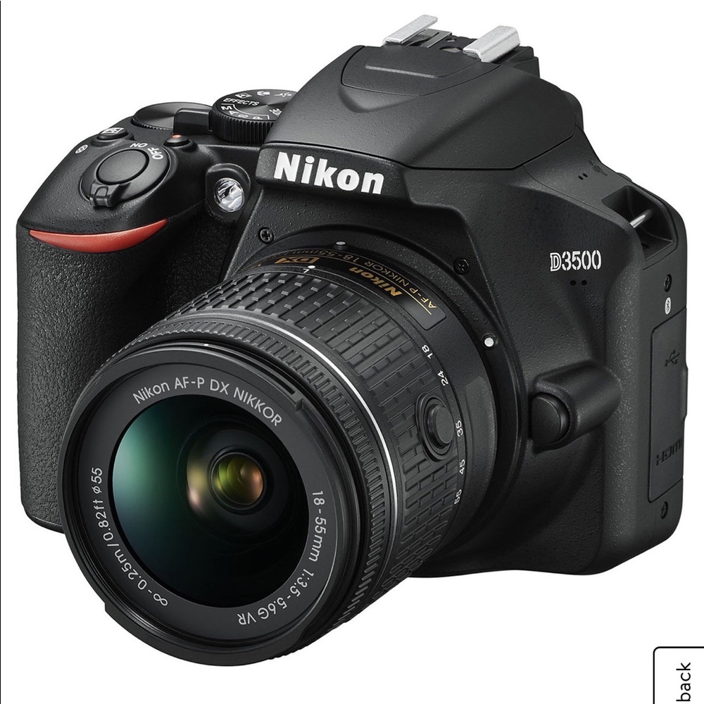 Nikon D3200 with lens 18-55